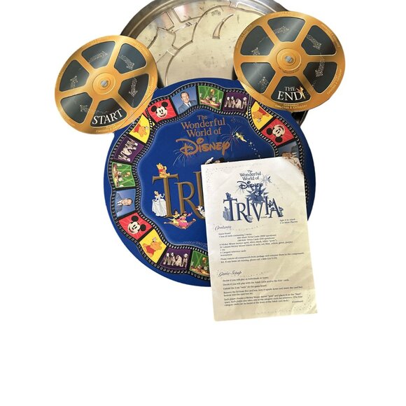 The Wonderful World Of Disney Trivia Game Collectible Tin Edition Complete - Picture 2 of 3